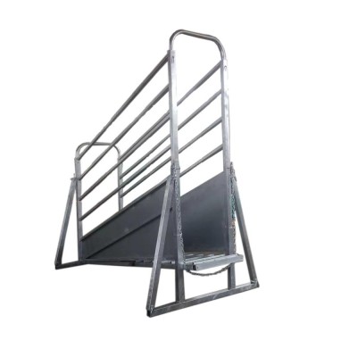 Cattle Handling Equipment Plans adjustable loading ramp