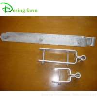 Galvanized gate hinge for wood fence