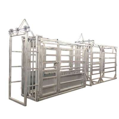 Semi Automatic Cattle Sorting Bar Handling Squeeze Crush