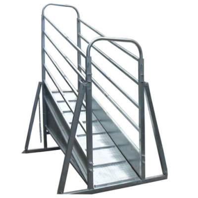 Heavy Duty Adjustable Height Strong Mobile Cattle Loading Ramp